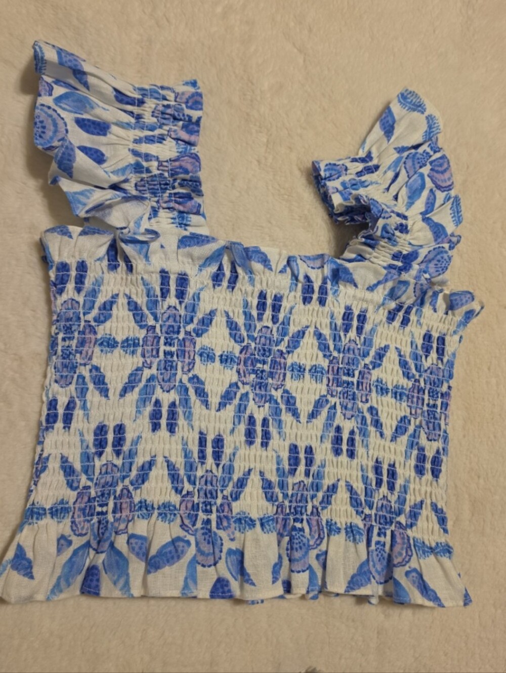 Hill House Blue Floral Skirt And Top - Picture 6 of 11